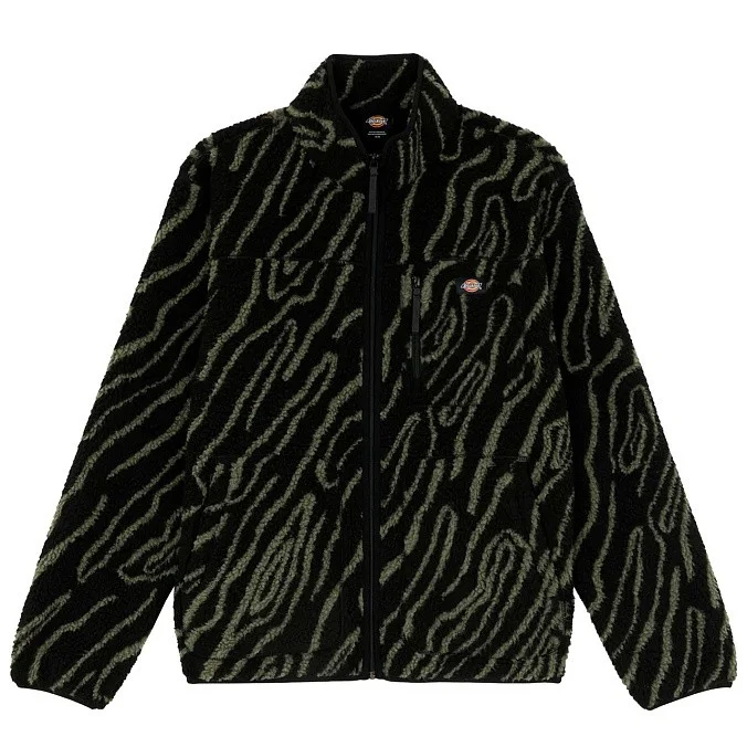 Куртка флисовая Dickies Mount Hope Printed Fleece Black
