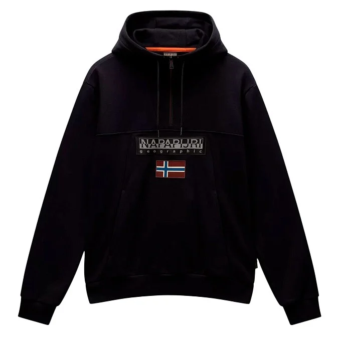 Толстовка Napapijri Burgee HZH 2.0 Black