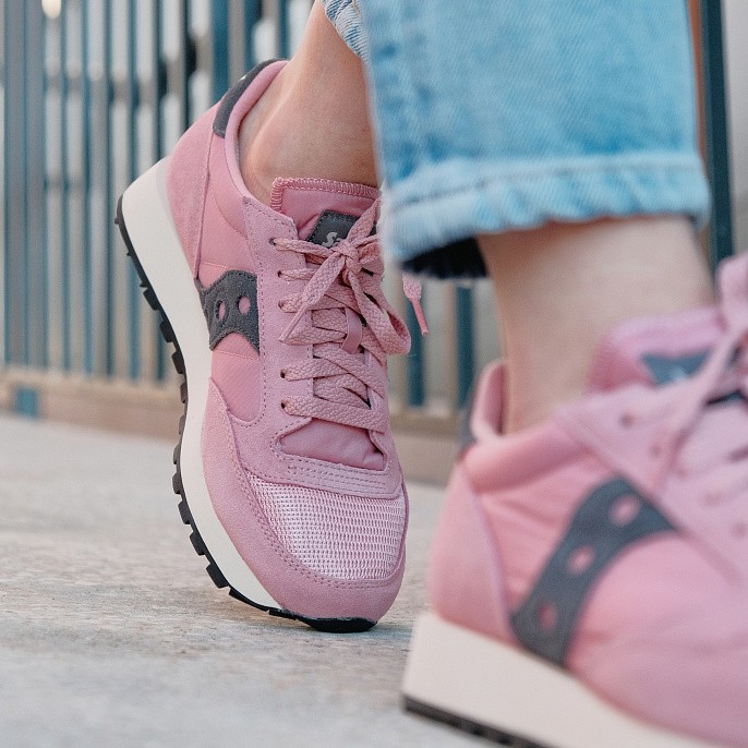 Кроссовки женские Saucony Jazz Original Vintage Pink/Grey