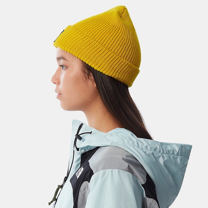 Шапка The North Face Black Box Beanie Lightning Yellow