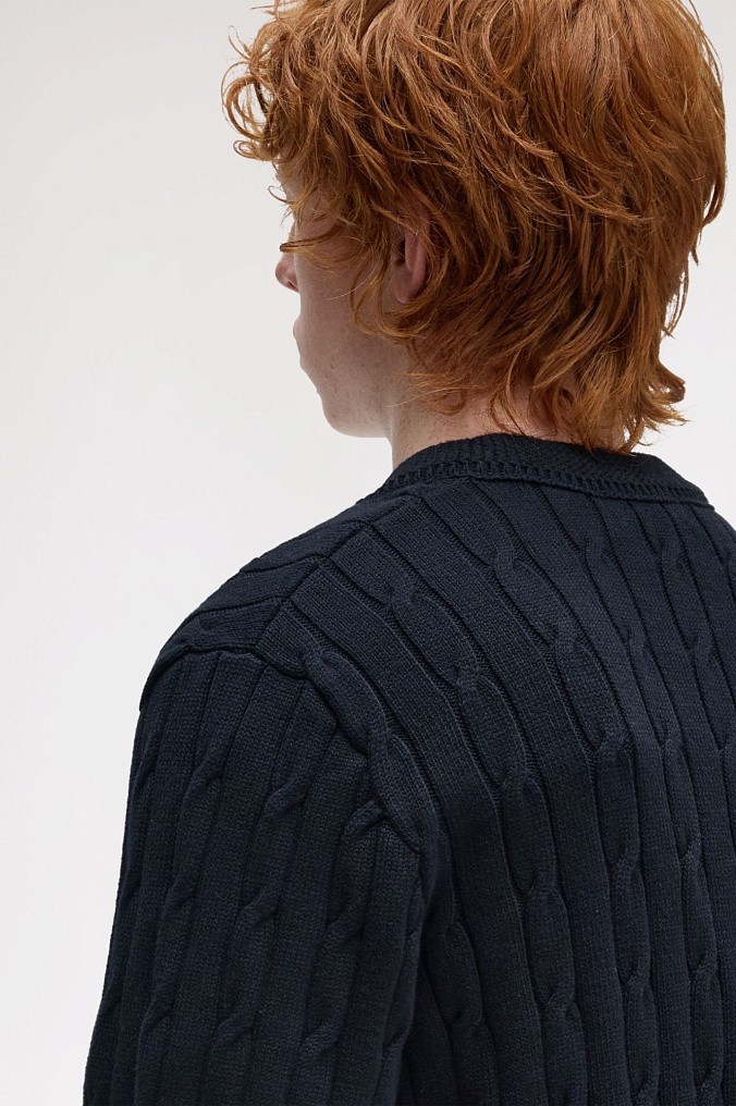 Свитер Fred Perry Tennis Badge Cable Knit Jumper