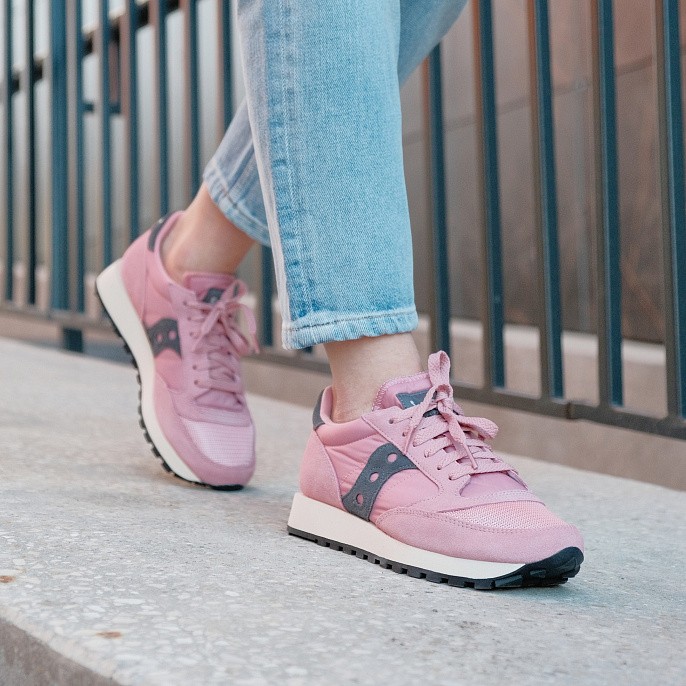 Кроссовки женские Saucony Jazz Original Vintage Pink/Grey