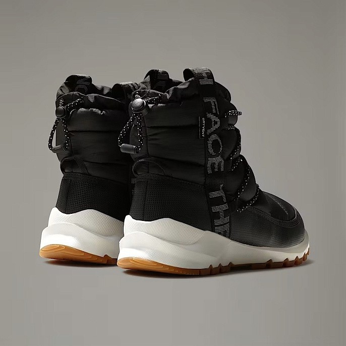 Ботинки дутики зимние The North Face ThermoBall™ Waterproof Lace-Up Winter Boots TNF Black/Gardenia White