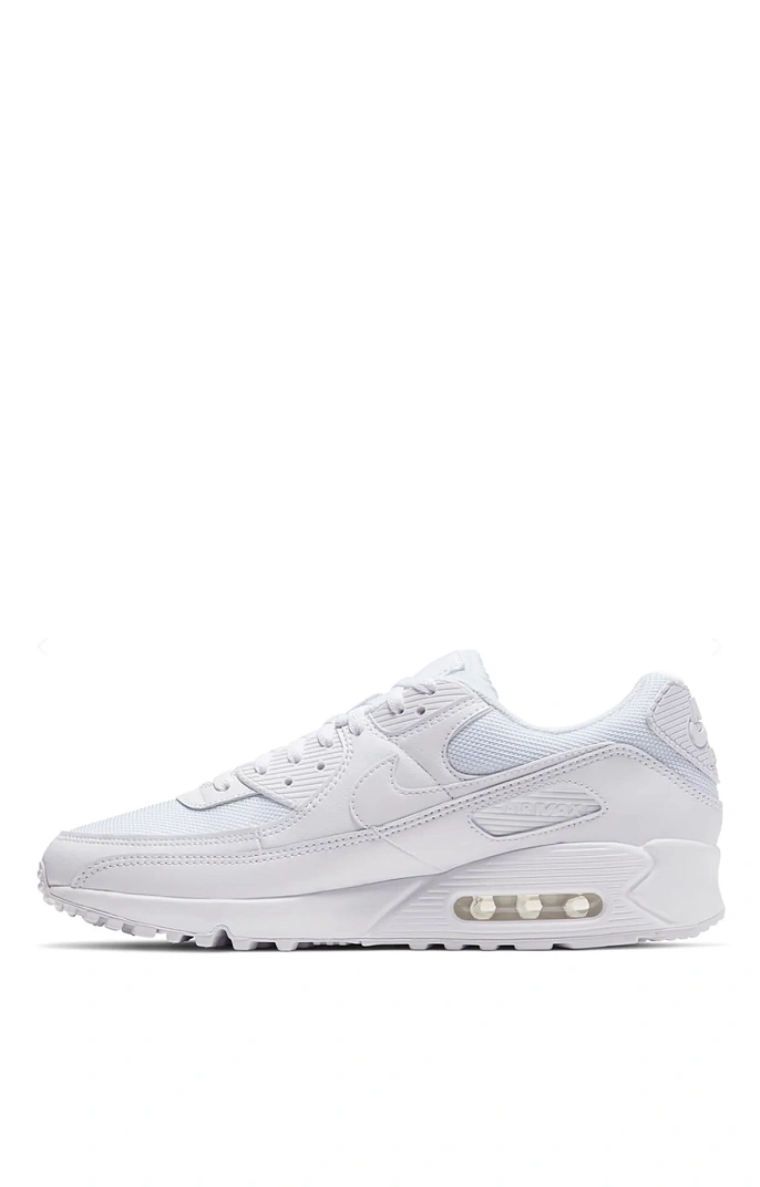 Кроссовки Nike Air Max 90 White/White/White/Wolf Grey