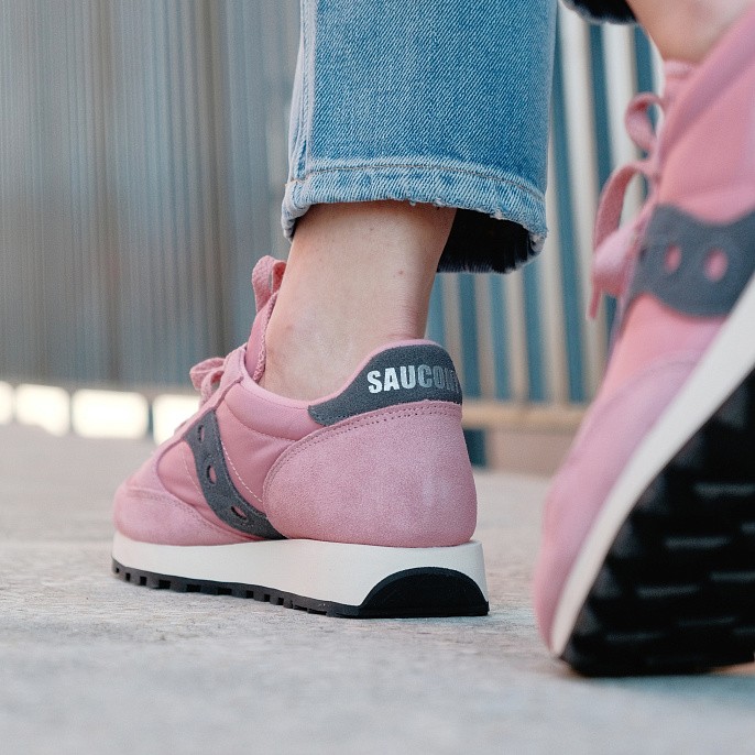 Кроссовки женские Saucony Jazz Original Vintage Pink/Grey