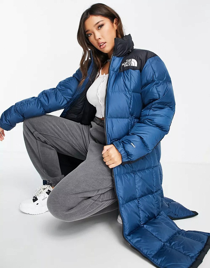 Пуховик унисекс The North Face Lhotse Duster Monterey Blue