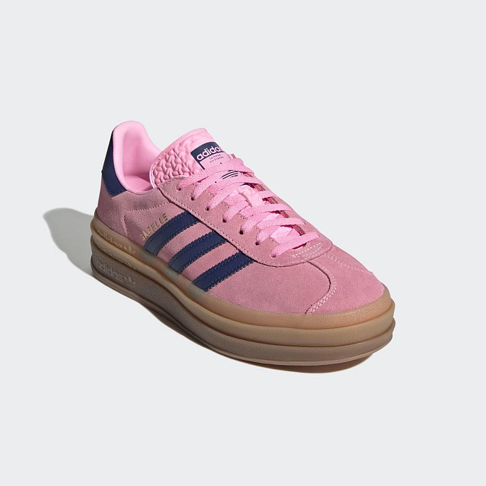 Кроссовки женские adidas Originals Gazelle Bold Pink Glow/Victory Blue/Gum