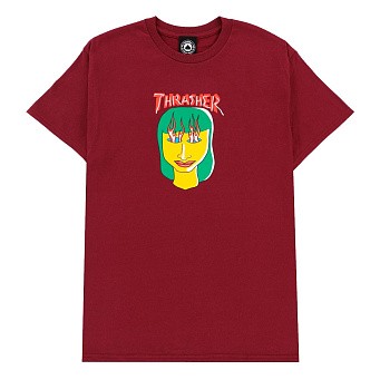 Футболка Thrasher Talk Sht T-Shirt Maroon