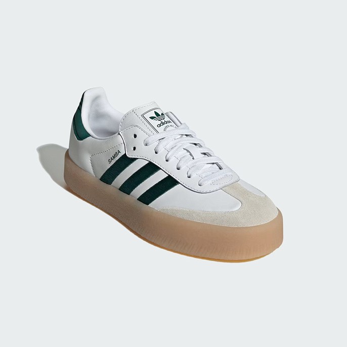 Кроссовки женские adidas Originals Sambae Cloud White/Collegiate Green/Cloud White