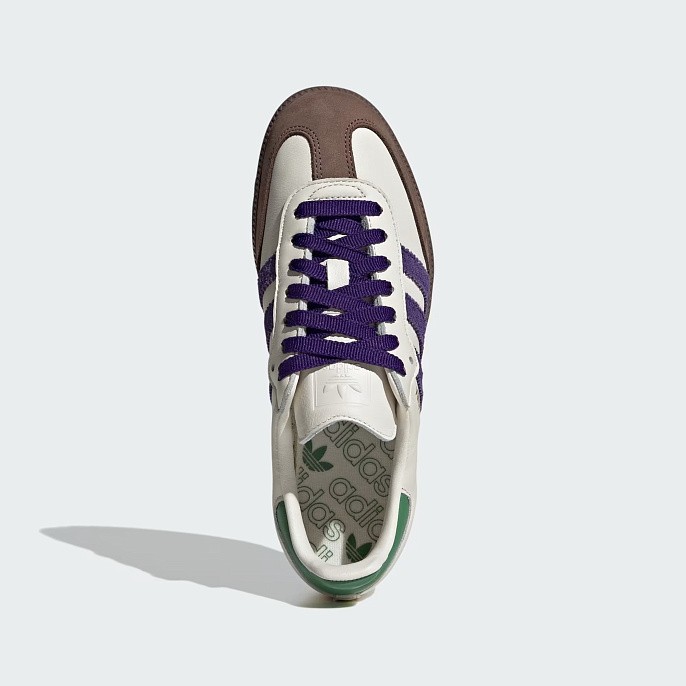 Кроссовки женские adidas Originals Samba OG Off White/Collegiate Purple/Preloved Green