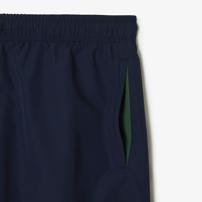 Шорты Lacoste Lightweight Monochrome Swim Trunks Navy Blue/Green