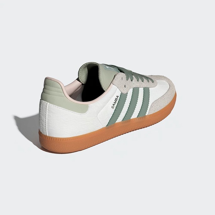 Кроссовки adidas Originals Samba OG Cloud White/Silver Green/Putty Mauve