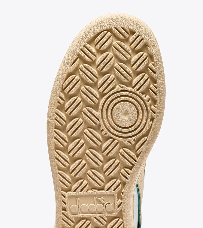 Кроссовки мужские Diadora Magic Basket Low Suede Leather White/Fogliage Green