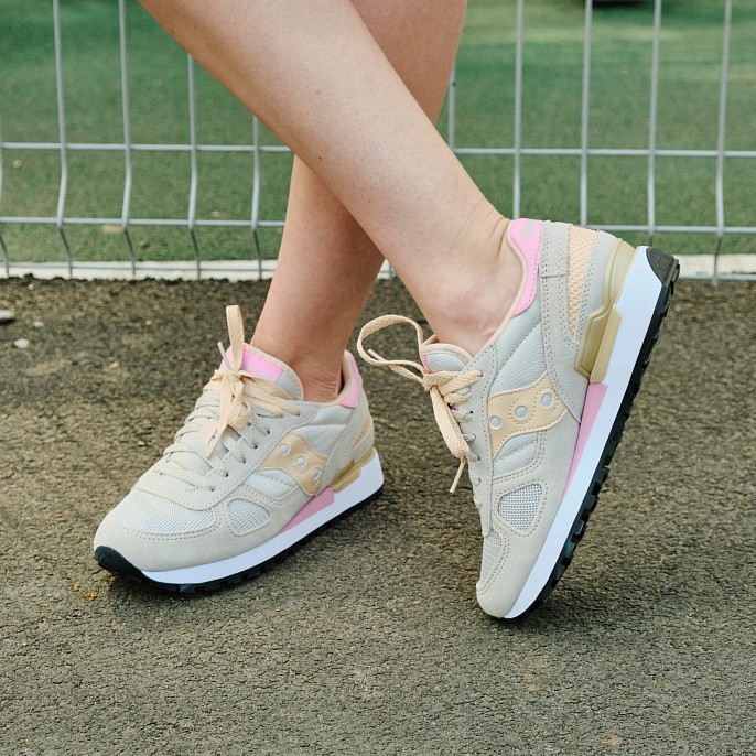 Кроссовки женские Saucony Shadow Original Tan/Almond/Pink