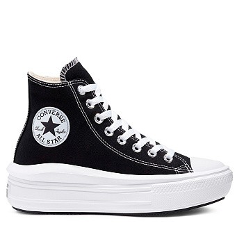 Кеды женские Converse Chuck Taylor All Star Move Platform Black/Natural Ivory/White