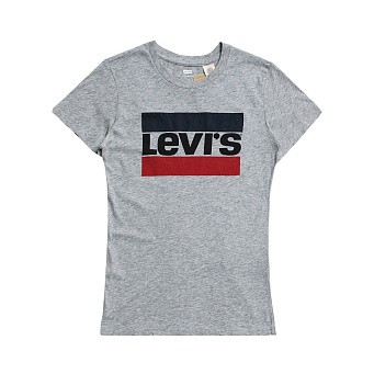 Женская футболка Levi's The Perfect Tee Sportswear Logo Smokestack Heather