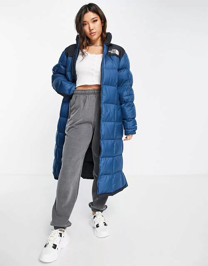 Пуховик унисекс The North Face Lhotse Duster Monterey Blue