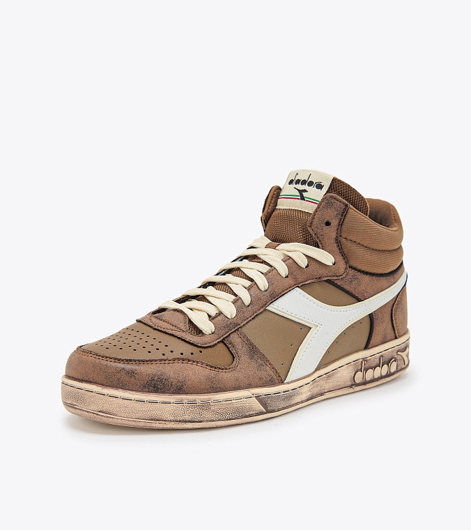 Кроссовки мужские Diadora Magic Basket Demi Stained Cocoa Creme/Pristine